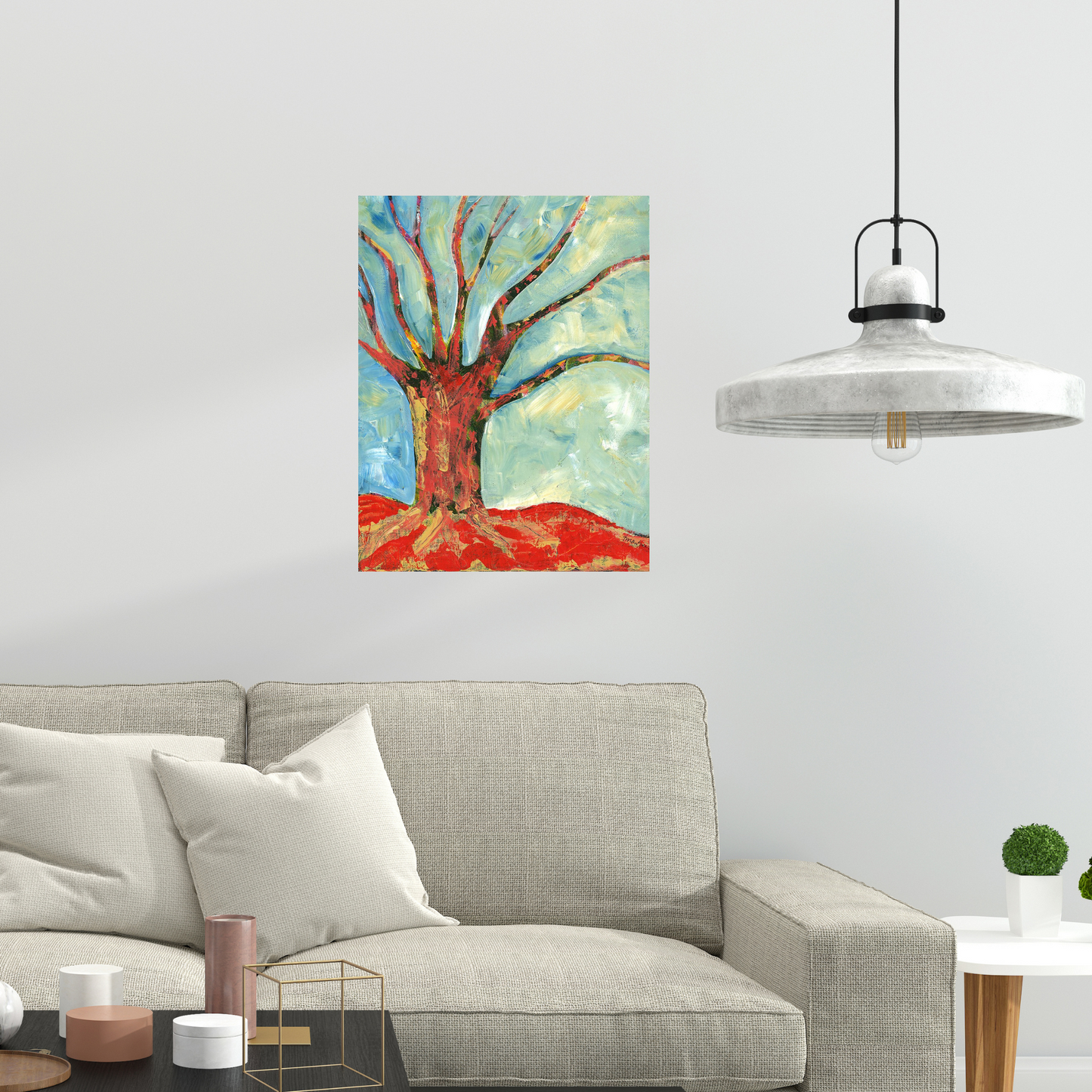 Original Acrylic Painting A FATHER'S WISDOM