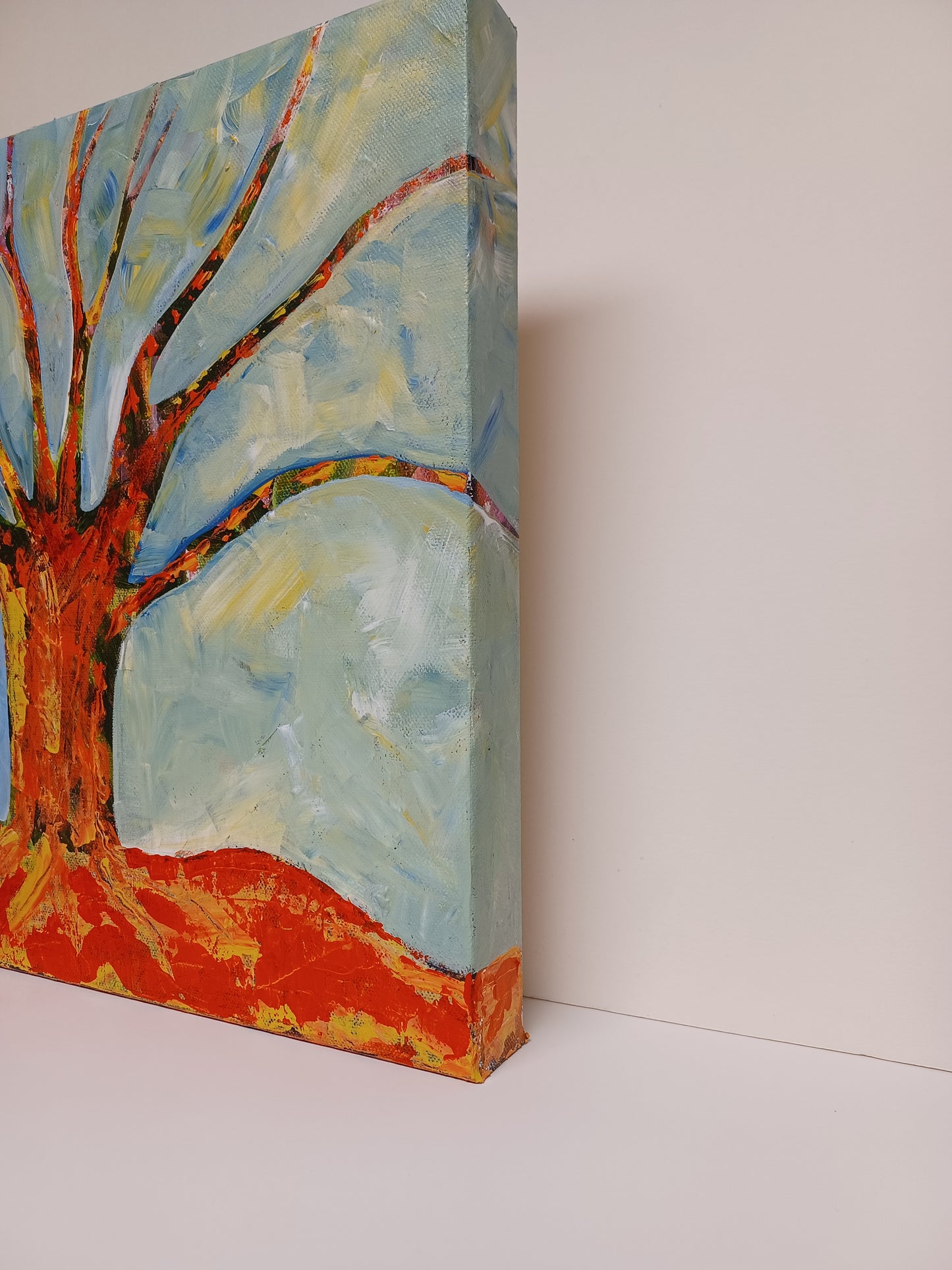 Original Acrylic Painting A FATHER'S WISDOM