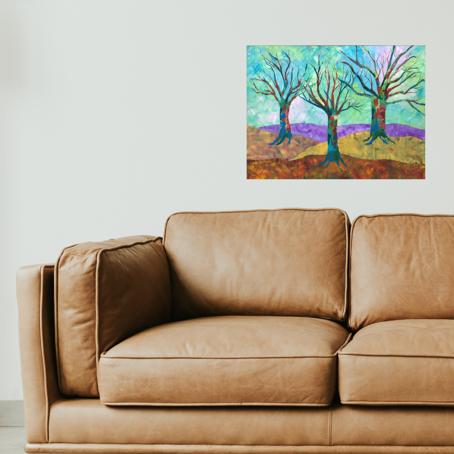 Original Acrylic Painting UNTROUBLED PEACE