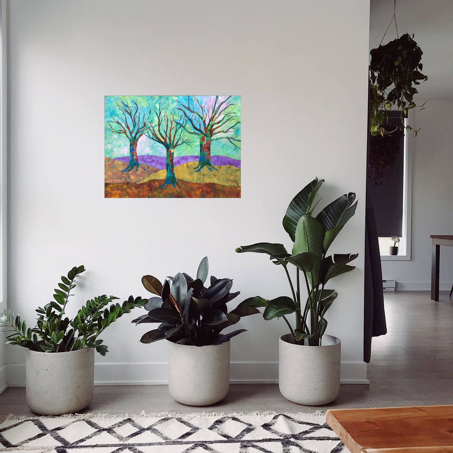 Original Acrylic Painting UNTROUBLED PEACE