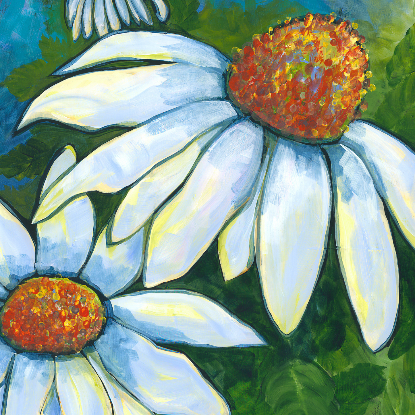 Original Acrylic Painting POSITIVE AFFIRMATIONS