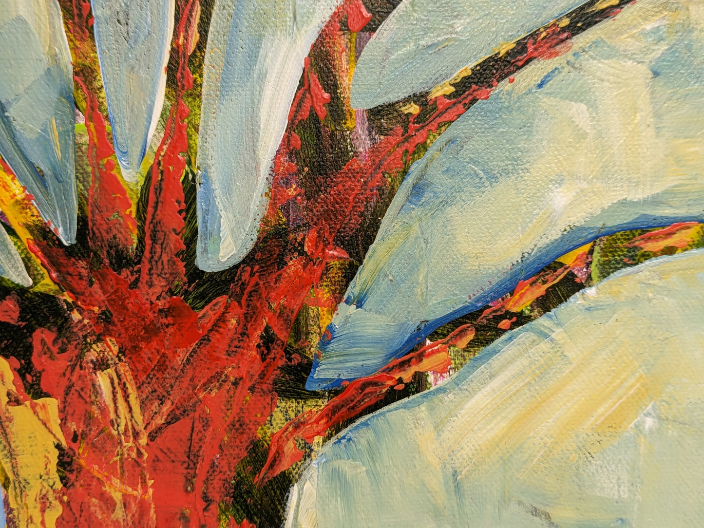 Original Acrylic Painting A FATHER'S WISDOM