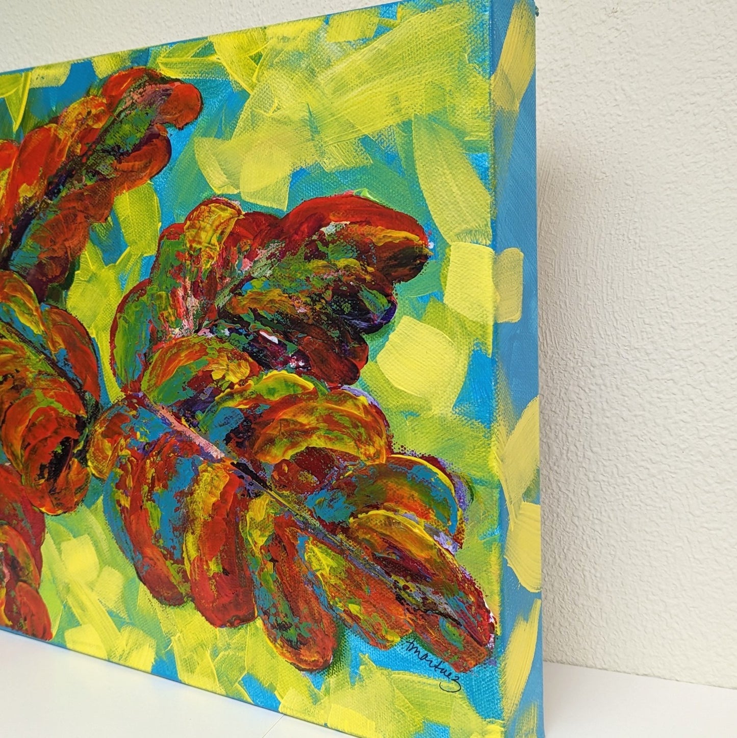 Original Acrylic Painting STARTLING SURPRISES