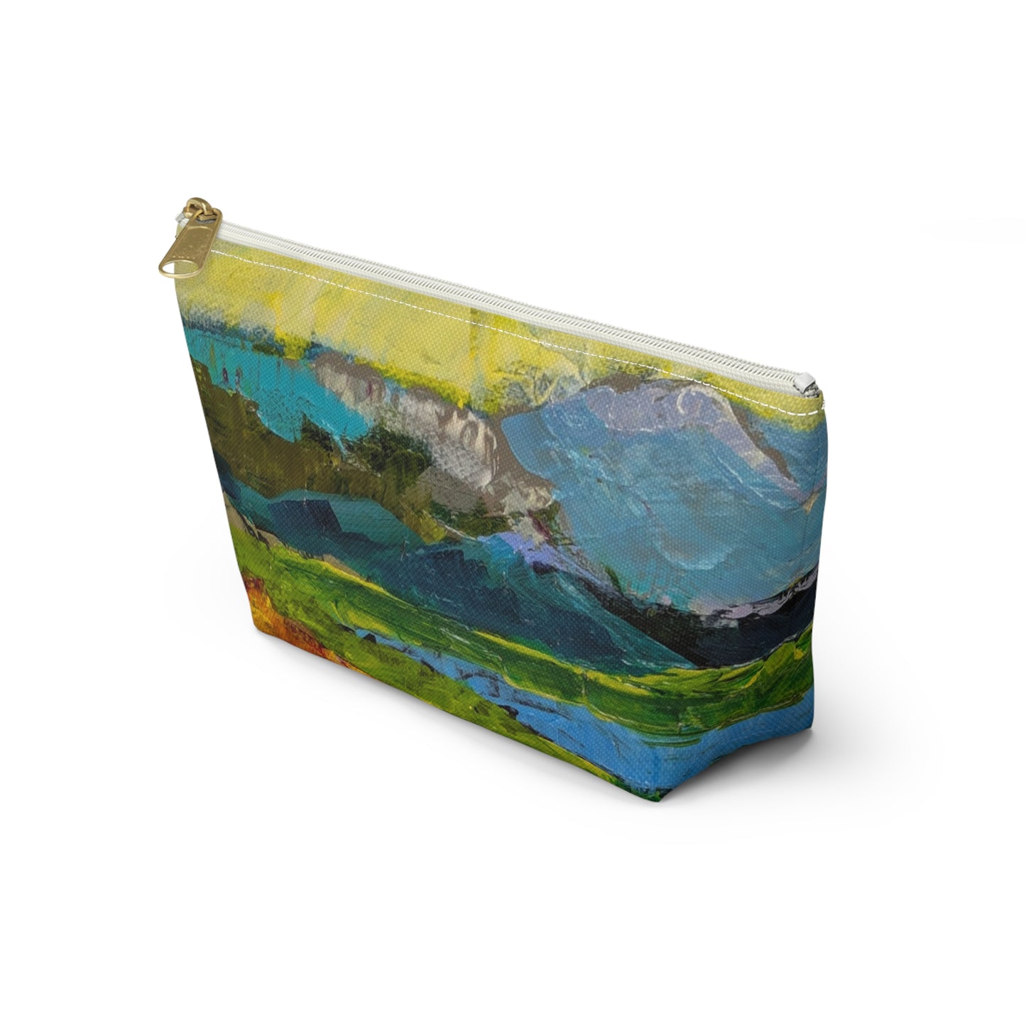 Yellow Sky Landscape Accessory Pouch w T-bottom