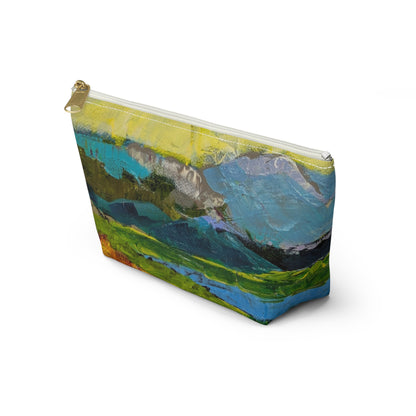 Yellow Sky Landscape Accessory Pouch w T-bottom