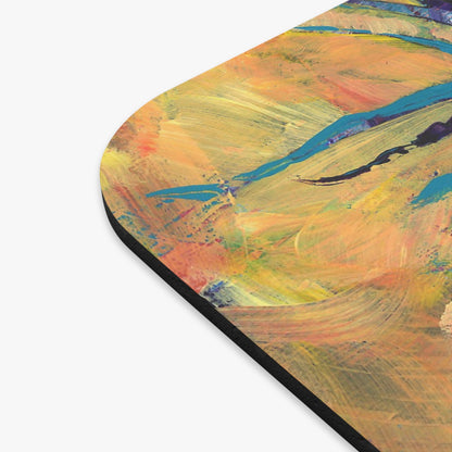 Honoring Elders Colorful Tree Mouse Pad — Vibrant Artistic Desk Mat