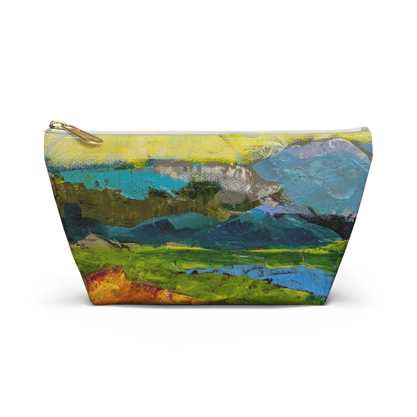 Yellow Sky Landscape Accessory Pouch w T-bottom