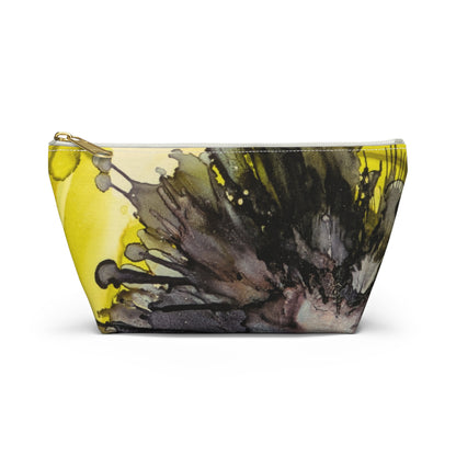 Dark Purple Ink Accessory Pouch w T-bottom