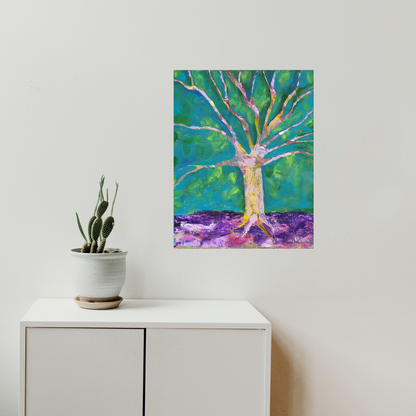 Archival Canvas Wrapped Print GROWTH THROUGH GIVING