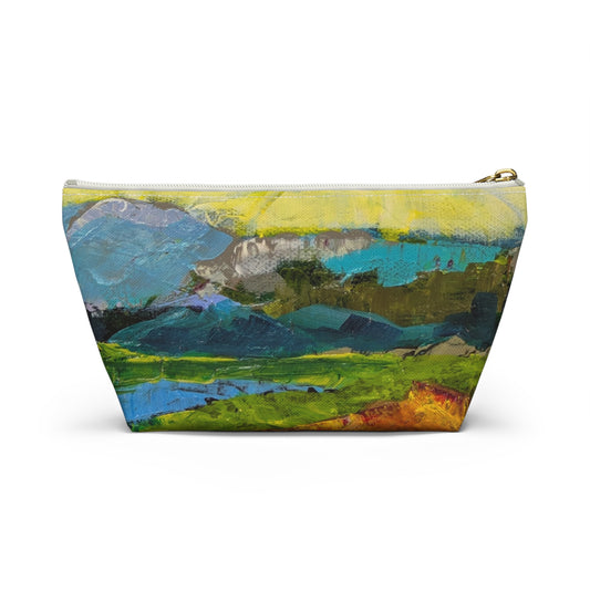 Yellow Sky Landscape Accessory Pouch w T-bottom