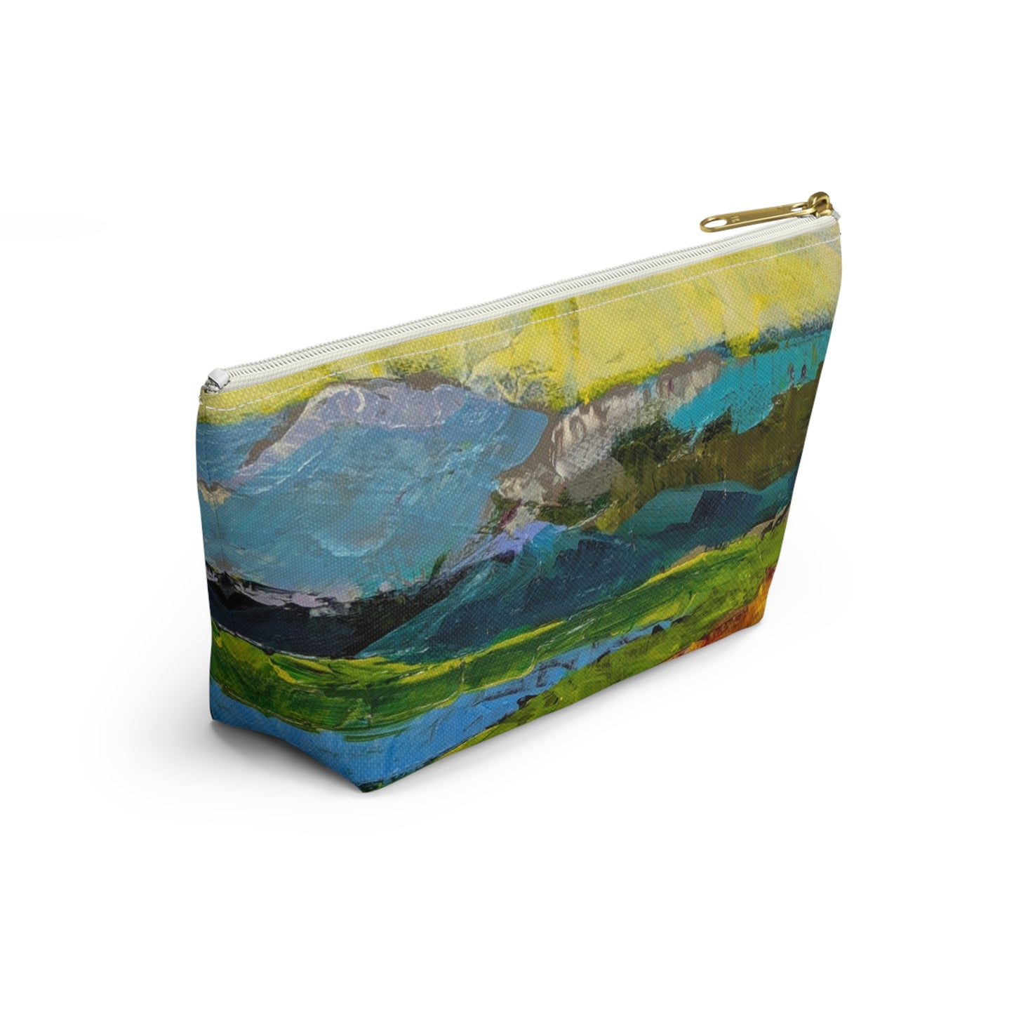 Yellow Sky Landscape Accessory Pouch w T-bottom